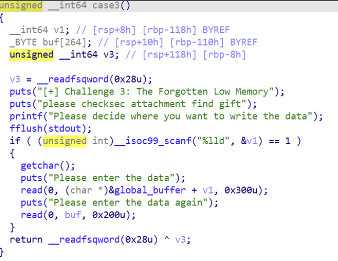 Arbitrary write primitive